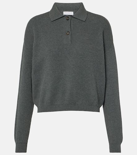 Jersey polo de algodón - Brunello Cucinelli - Modalova