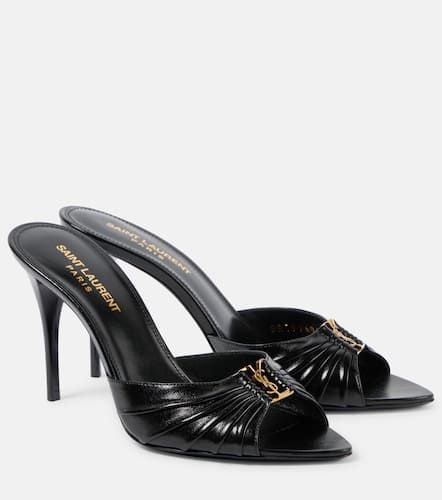 Babylone 90 leather mules - Saint Laurent - Modalova