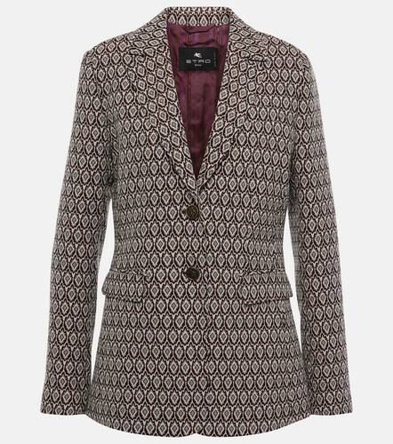 Etro Printed cotton-blend blazer - Etro - Modalova