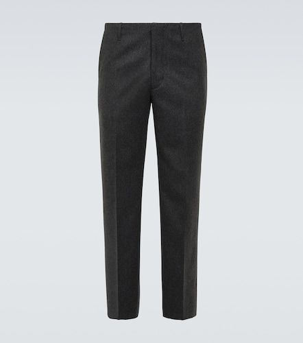Gerade Cropped-Hose aus Wollflanell - Prada - Modalova