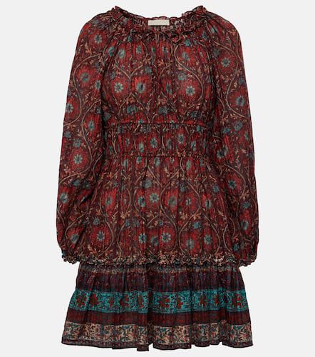 Val floral puff-sleeve minidress - Ulla Johnson - Modalova