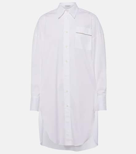 Cotton-blend shirt dress - Brunello Cucinelli - Modalova