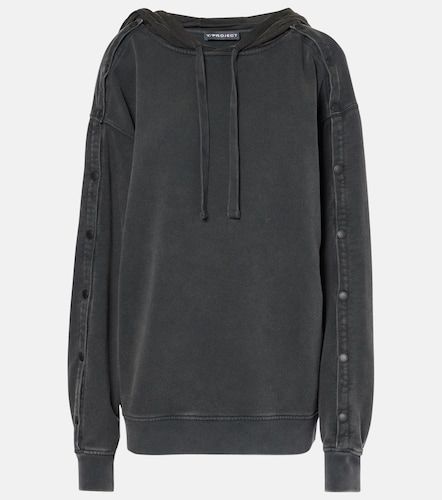 Sudadera oversized Snap de jersey de algodón - Y/Project - Modalova