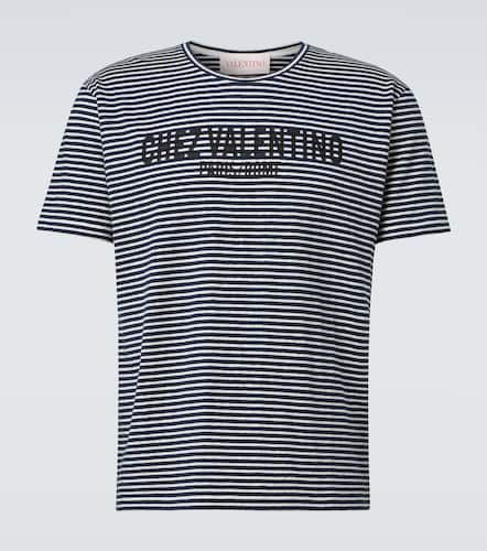 Chez striped jersey T-shirt - Valentino - Modalova