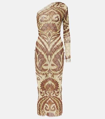 Robe midi asymétrique imprimée - Etro - Modalova