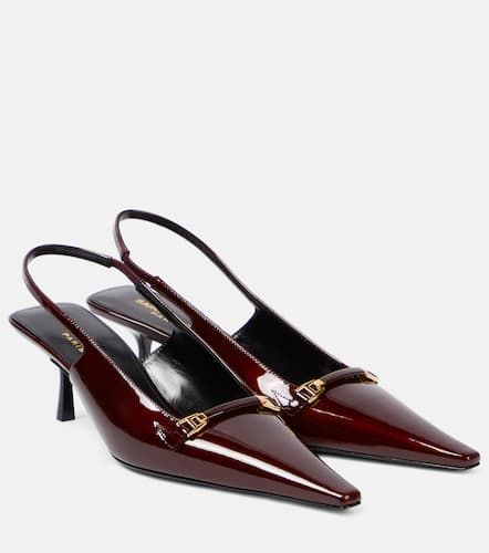 Carine 55 patent leather slingback pumps - Saint Laurent - Modalova