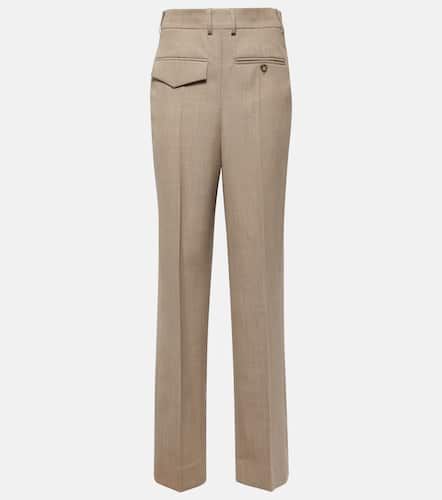 Virgin wool straight pants - Victoria Beckham - Modalova