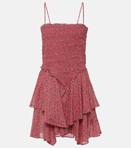 Ankage smocked ruffled cotton minidress - Marant Etoile - Modalova