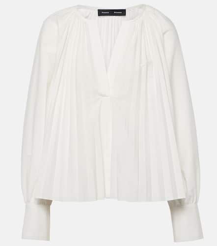 Monica cotton-blend poplin blouse - Proenza Schouler - Modalova