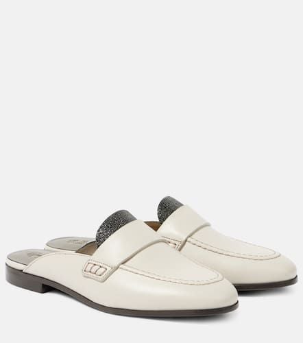 Brunello Cucinelli Leather mules - Brunello Cucinelli - Modalova