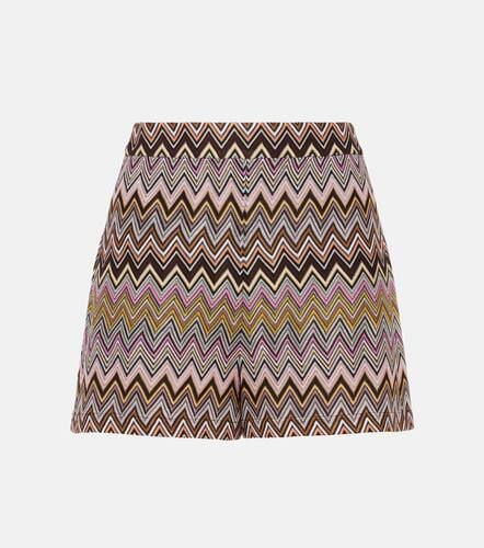 Missoni Zig Zag high-rise shorts - Missoni - Modalova