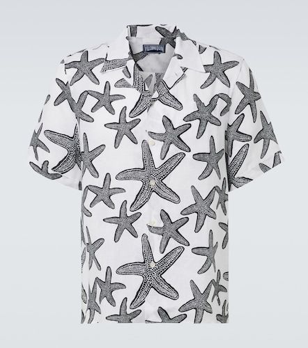 Printed linen bowling shirt - Vilebrequin - Modalova