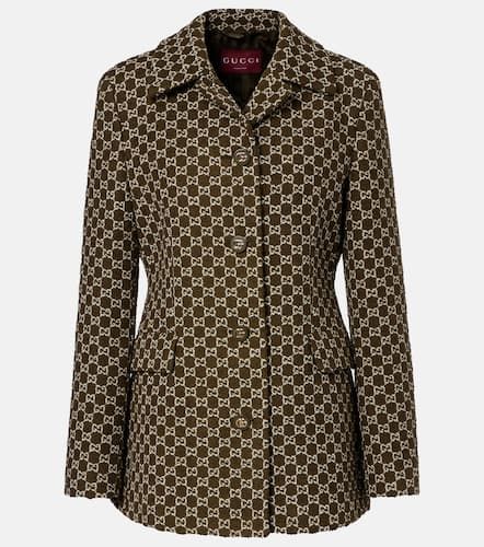 Gucci Blazer in tweed GG - Gucci - Modalova