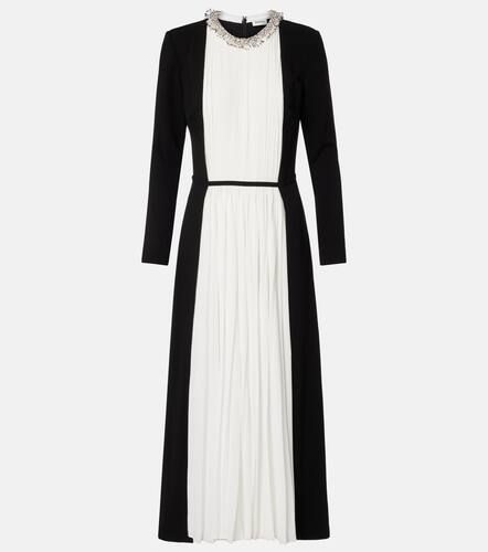 Esther embellished crÃªpe and plissÃ© midi dress - Simkhai - Modalova