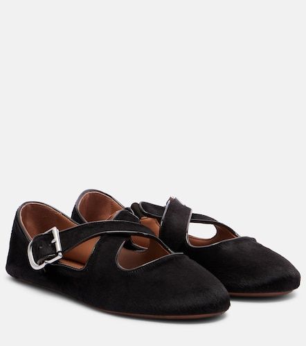 Alaia Calf hair ballet flats - Alaia - Modalova