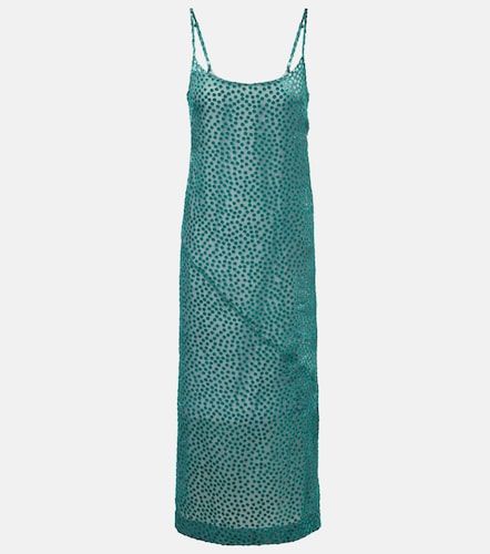 Abito sottoveste in devoré a pois - Dries Van Noten - Modalova