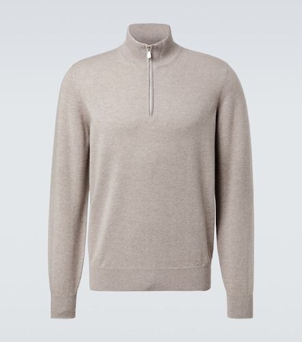 Pullover con mezza zip - Brunello Cucinelli - Modalova