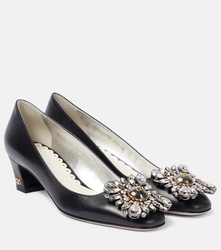 Embellished 45 leather pumps - Valentino Garavani - Modalova