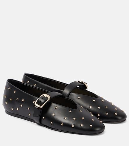 Le Monde BÃ©ryl Stella embellished leather ballet flats - Le Monde Beryl - Modalova