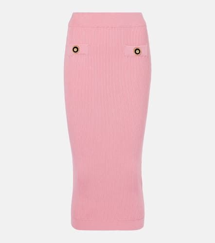 Balmain Ribbed-knit midi skirt - Balmain - Modalova