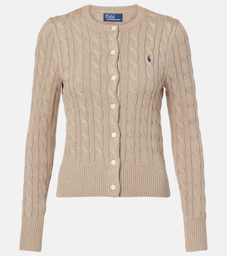 Cable-knit cotton cardigan - Polo Ralph Lauren - Modalova