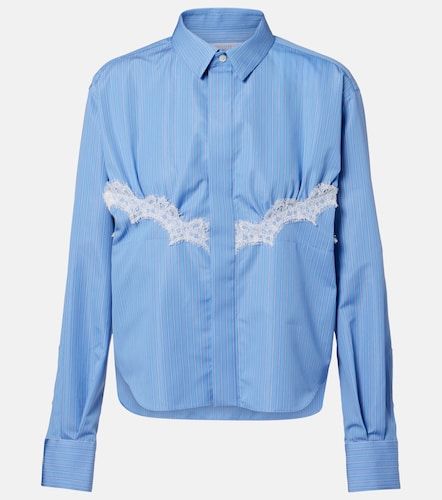 Camicia in popeline di misto cotone - Sacai - Modalova