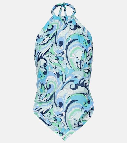 Raya printed halterneck top - Melissa Odabash - Modalova