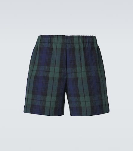 Shorts de sirsaca de algodón a cuadros - JW Anderson - Modalova