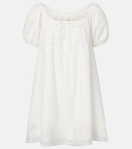 Vestido corto Galle de algodón con encaje - Faithfull - Modalova