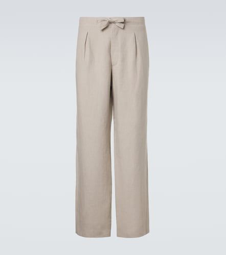 Stòffa Pantalones rectos de lino - Stoffa - Modalova