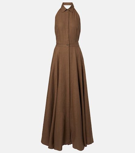 Abito lungo Eldred in lino - Ralph Lauren Collection - Modalova