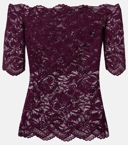 Rabanne Off-shoulder lace top - Rabanne - Modalova