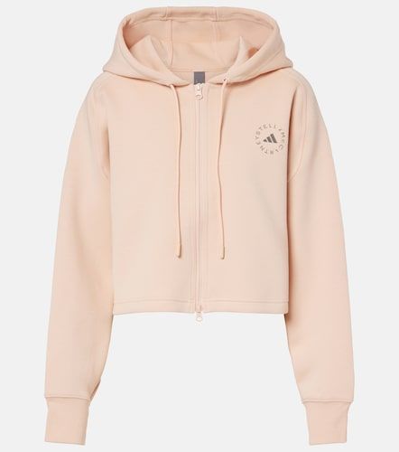 Sudadera en mezcla de algodón cropped - Adidas by Stella McCartney - Modalova