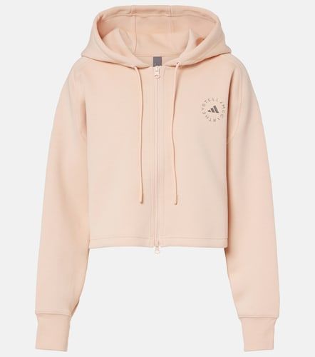 Sudadera en mezcla de algodón cropped - Adidas by Stella McCartney - Modalova