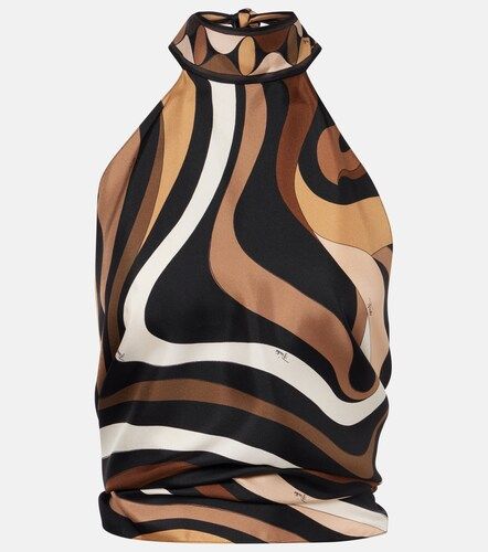 Pucci Top Marmo de satén de seda - Pucci - Modalova