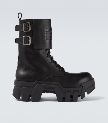 Anfibi Bulldozer in pelle - Balenciaga - Modalova
