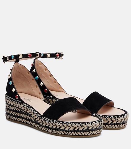 Sandali espadrillas Rockstud in suede - Valentino Garavani - Modalova