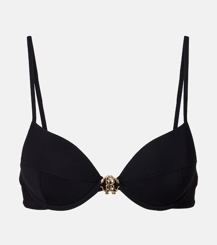 Roberto Cavalli Top bikini con logo - Roberto Cavalli - Modalova