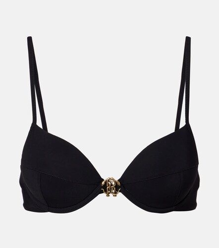 Top de bikini con logo - Roberto Cavalli - Modalova