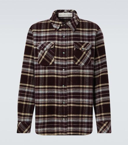 Camisa de cachemir a cuadros con esmeralda - God's True Cashmere - Modalova
