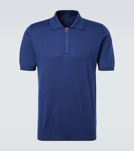Kiton Polo in cotone con zip - Kiton - Modalova