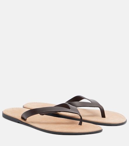 The Row Beach leather thong sandals - The Row - Modalova