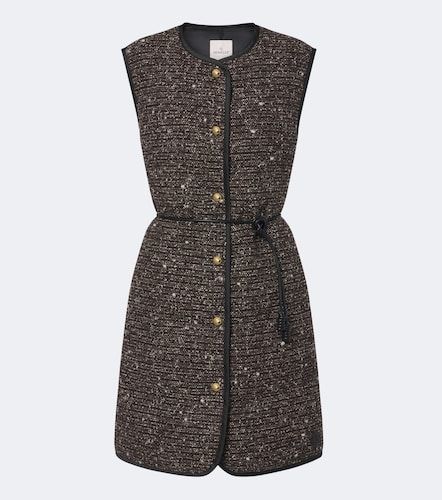 Daunenweste Figurative mit Tweed - Moncler - Modalova