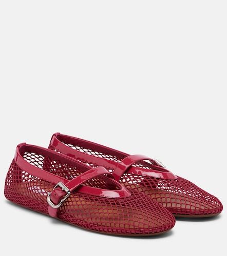 Alaïa Bailarinas Mary Jane de red con piel - Alaia - Modalova