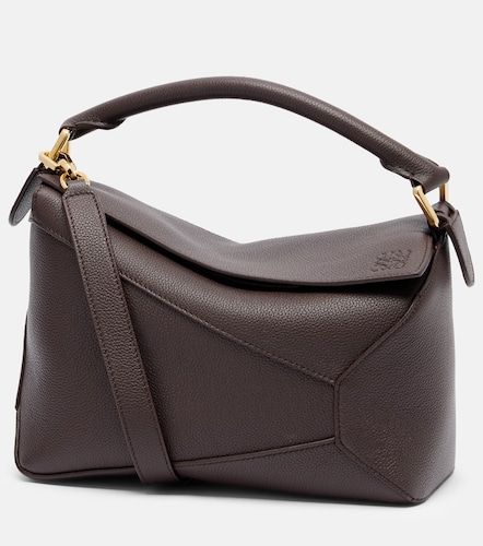 Puzzle Edge Small leather top-handle bag - Loewe - Modalova