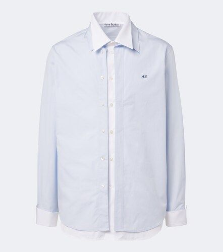 Layered cotton poplin shirt - Acne Studios - Modalova