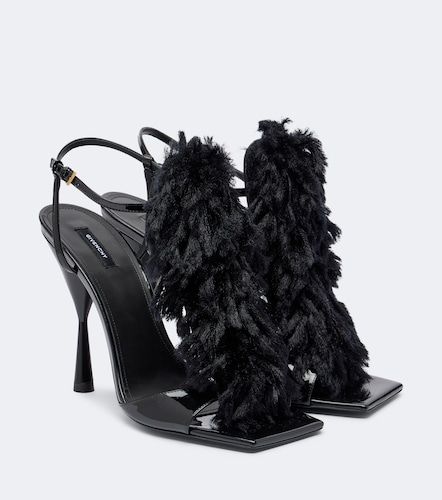 Sandali in pelle con pompon - Givenchy - Modalova