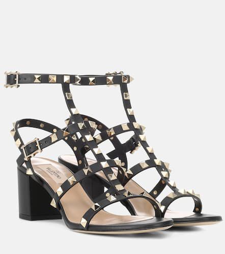 Rockstud leather sandals - Valentino Garavani - Modalova