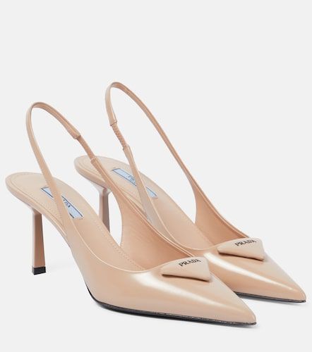 Prada Slingback-Pumps aus Leder - Prada - Modalova