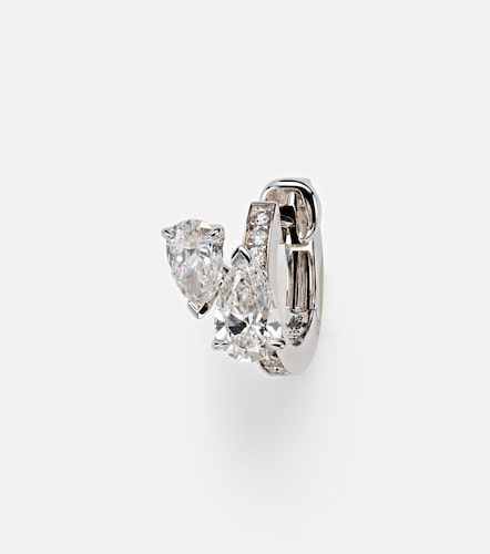 Pendiente individual Serti Sur Vide de oro blanco de 18 ct con diamantes - Repossi - Modalova
